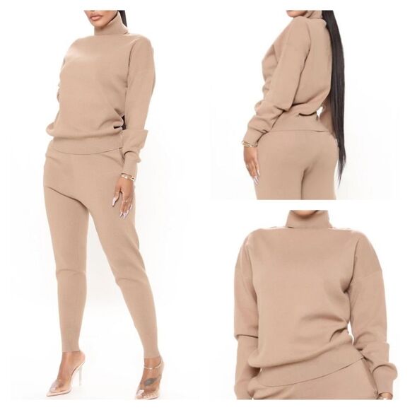 Fashion Nova Chill Mami Mocha 2-piece Sweater Set - Picture 10 of 10